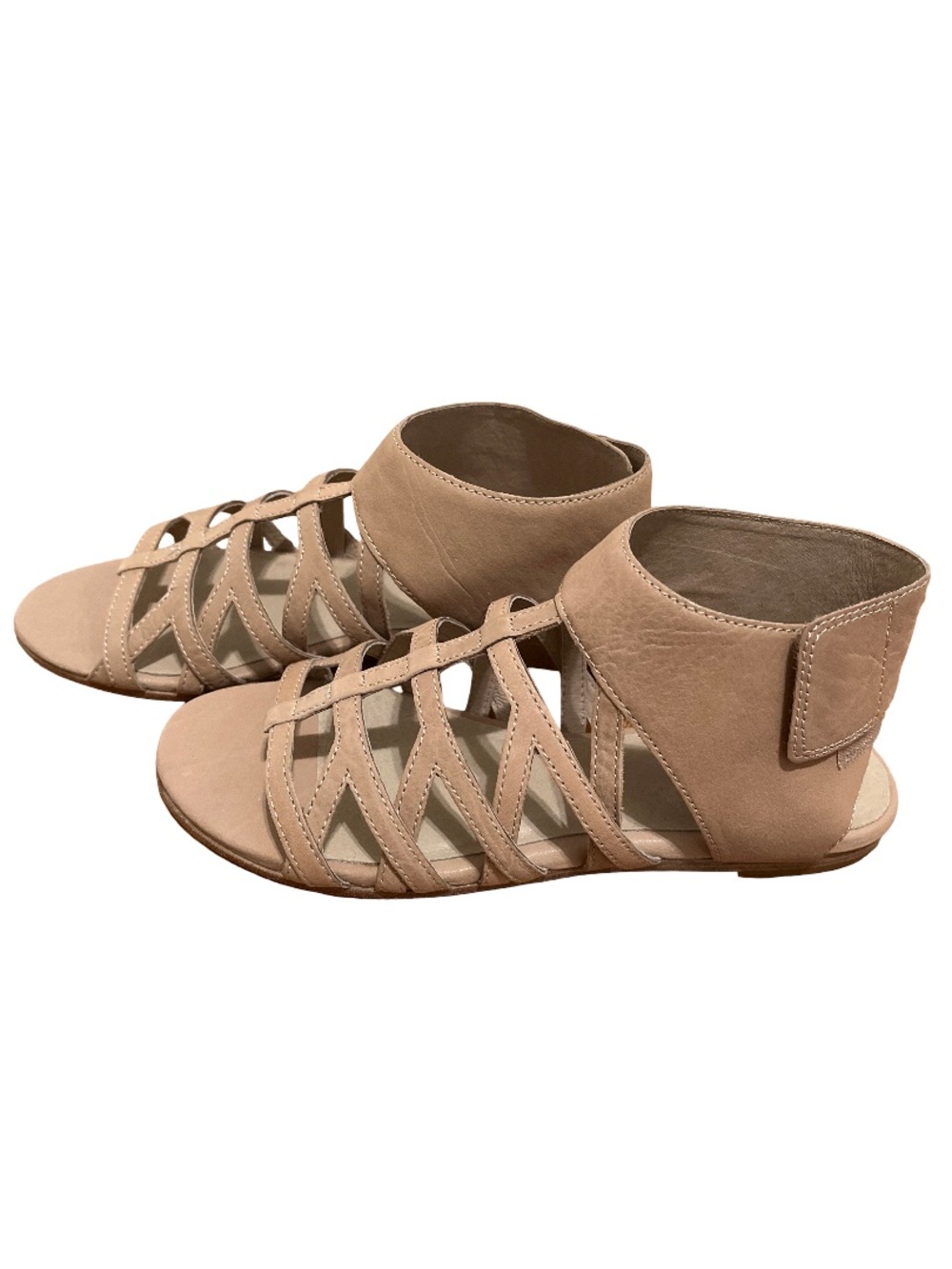 Eileen Fisher Womens Size 6 Vero Cuoio Tan Leather Gladiator Sandals NEW